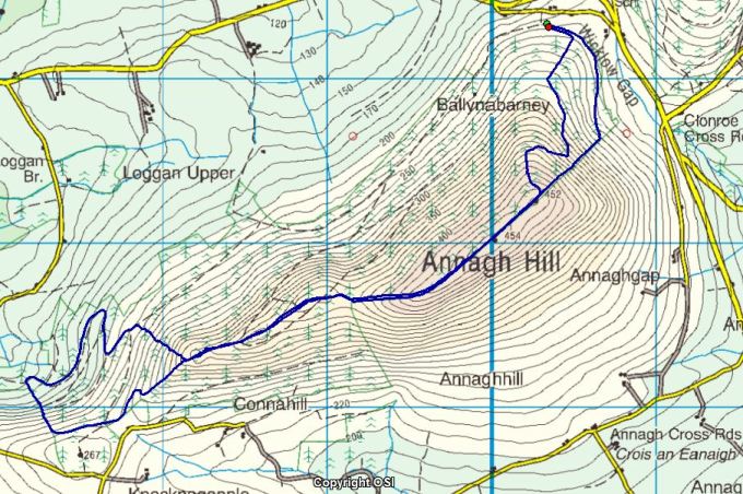 Annagh route map